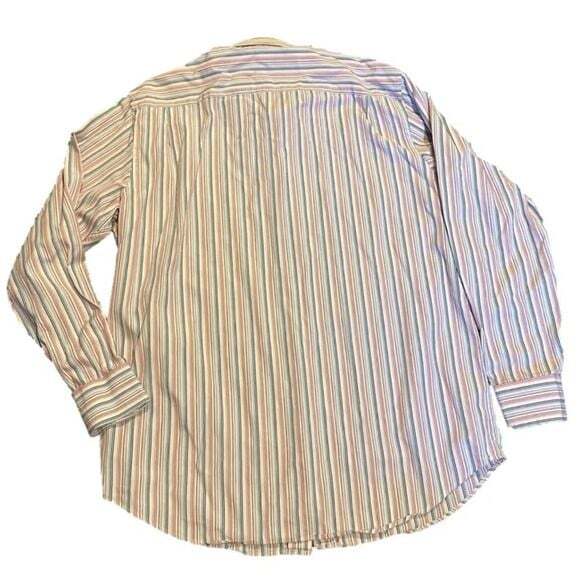 Banana Republic Striped Button Down Shirt Size Large - Picture 3 of 5